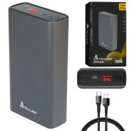 Extralink EPB-126 20000mAh Silver | Powerbank | Power bank, 45W PD, USB-C Extralink EPB-126 20000mAh Silver | Powerbank | Power bank, 45W PD, USB-C