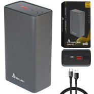 Extralink EPB-127 30000mAh Silver | Powerbank | Power bank, 65W PD, USB-C Extralink EPB-127 30000mAh Silver | Powerbank | Power bank, 65W PD, USB-C